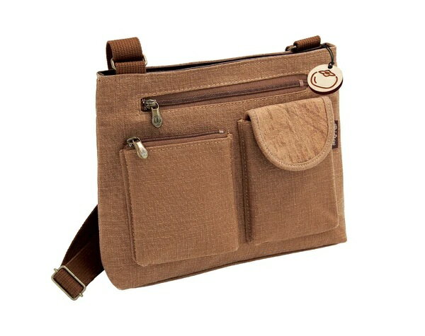 柿渋染めバッグ（アウトポケットショルダー）Persimmon tangy dyed bag (Out Pocket Shoulder Bag)