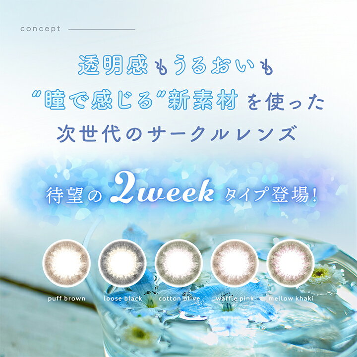 【15％OFFクーポン】ルミアコンフォート 2ウィークサークル カラコン 2week 1箱6枚...