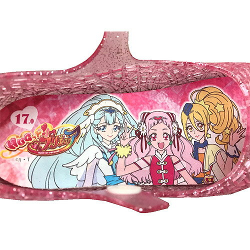 特価【Hugっと　プリキュア　光る　ガラスの靴　PK 5088】フラッシュスニーカー　女の子　子ども　スニーカー　こども　ビーチ グッズ　女児　バレエサンダル　シューズ　靴　子ども靴　バレエシューズ　サンダル　パンプス　キッズ　こども　ハグッと　キュアエール