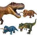 【 ミニチュア　プラネット　大きい　恐竜　フィギュア　4体　セット 】恐竜　人形