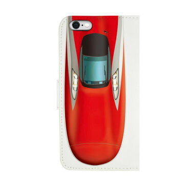 送料無料【鉄道スマホケース E6系 こまち iPhone8 iPhene7 対応 No012】グッズ 携帯ケース スマホ スマホケース 鉄道 鉄道グッズ 新幹線 携帯 キャラクター iPhone 8 7 スマートフォン カバー スマフォ 電車 電車グッズ プレゼント 手帳タイプ 手帳 E6