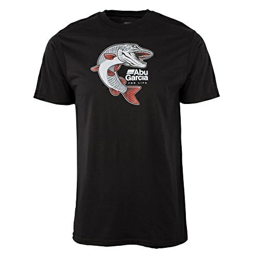 【 abu-garcia アブ ガルシア レボビースト　メンズ アウトドア Tシャツ　ブラック 】 大人用　半袖　釣り　アングラー ブラックバス　バス　公式 男性用 魚　デザインTシャツ　つり　レボビースト