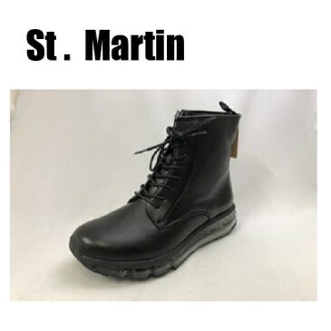 【St Martin セントマーチン レディース ブーツ BK 2461-01】厚底 厚底ブーツ 厚底スニーカー 厚底シューズ シューズ スニーカー カジュアル スポーツ カジュアルシューズ カジュアルブーツ 婦人 女性 靴 婦人靴 レディースブーツ レディースシューズ