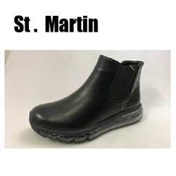 セントマーチン 【St Martin　セントマーチン　レディース　ブーツ　BK　2463-01】厚底　厚底ブーツ　厚底スニーカー　厚底シューズ　シューズ　スニーカー　カジュアル　スポーツ　ショートブーツ　カジュアルブーツ　婦人　女性　靴　婦人靴　レディースブーツ　レディースシューズ