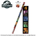 KJ【JURASSIC WORLD 赤 えんぴつ 】ショウワ キャラクター グッズ 贈り物 文具 文房具 入学祝 筆記具 鉛筆 かきかた かきかた鉛筆 恐竜 恐竜グッズ 恐竜柄 ジュラシックワールド ダイナソー ティラノサウルス T Rex 新たなる支配者