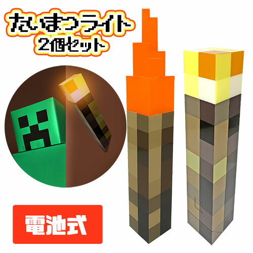 2種セット【Minecraft　電池式　光る