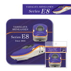 RS【トレインタオル　ミニタオル　E8　山形新幹線　24×24】キャラクター　グッズ　鉄道　電車　新幹線　トレイン　アパレル　贈り物　おしぼり　電車柄　電車タオル　ハンドタオル　ハンカチ　はんかち　JR　タオル　お手拭　ヘッドマーク　新型　車輌