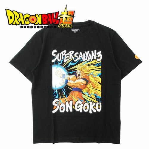 FP【ドラゴンボールZ メンズ レディース 悟空 かめはめ波 Tシャツ BK】超 DRAGON BALL Z コスプレ パーティ ハロウィン キャラクター 孫 ...