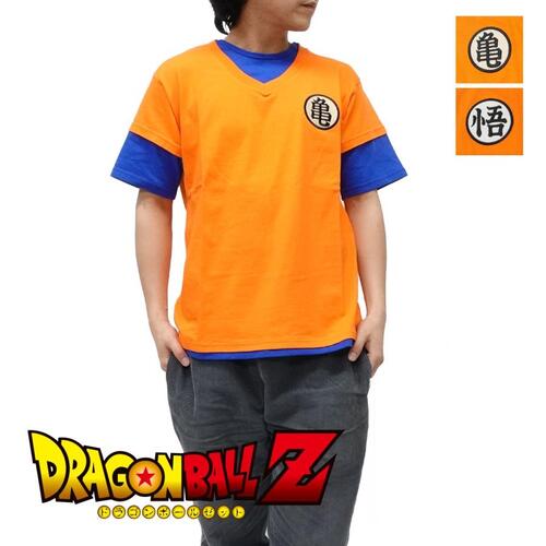 FP【ドラゴンボール超 メンズ レディース なりきり Tシャツ 修行着】亀 悟 胴着 格闘 DRAGON BALL Z 仮装 コスプレ パーティ ハロウィン キ...