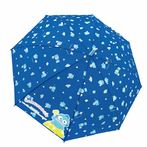 JP【サンリオ ハンギョドン キッズ ワンタッチ 傘 55cm】SANRIO 半漁人 通学 子供 女の子 学童 児童 雨具 こども 雨傘 学童傘 アンブレラ キャラクター 8本骨 小学生 大きい ジャンプ傘 ジャンプ 長傘 雑貨 アパレル