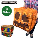 特価【マインクラフト ブロック BIG ぬいぐるみ 本棚 くり抜かれたカボチャ 24cm】子ども グッズ マ Minecraft マイクラ ゲーム キャラクター...