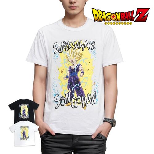 FP【ドラゴンボールZ メンズ レディース 超サイヤ人 悟飯 Tシャツ】超 DRAGON BALL Z コスプレ パーティ ハロウィン キャラクター 孫 四星球...