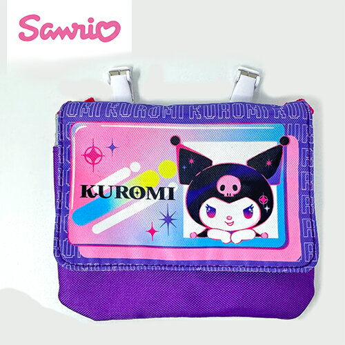 MS【クロミ　ショルダー付き　ポケットポーチ　パープル】サンリオ　Sanrio　クロミちゃん　マイメロ　..