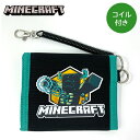 KT【Minecraft ★コイルタイプ 2つ折り ウォレット TQ ウォーデン】コイル付 伸びる サイフ 財布 小銭入れ グッズ キャラクター かわいい マインクラフト マイクラ カード入れ 定期 パスケース minecraft モブ 雑貨 アパレル 小物入れ ワイヤー