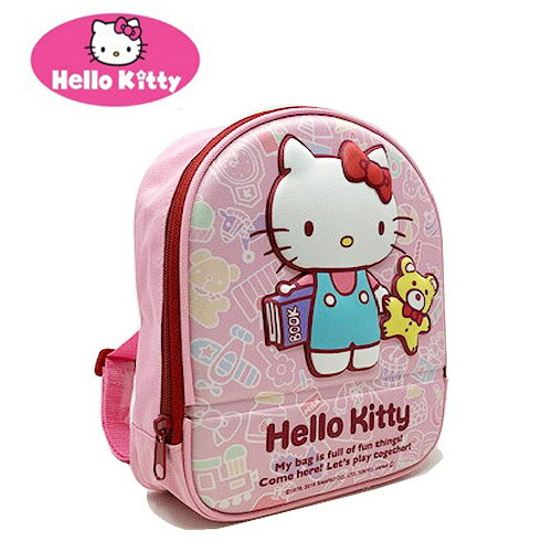 【Helllo Kitty　ベビー　ダイカット　リュック 】幼児　グッズ　プレゼント　おでかけ　こども　子供　子ども　かわいい　キッズリュック　カバン　かばん　デイバッグ　リュックサック　女の子　サンリオ　ハローキティ　キティ　キティちゃん　女児