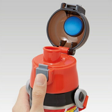 【ディズニー カーズ 2WAY ステンレスボトル コップ付 470ml】水筒 飲み物 ステンレス ボトル 直飲み ワンタッチ 広口タイプ 遠足 運動会 保冷 保温 ドリンク 乗り物グッズ 乗り物 車 CARS Disney