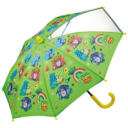 SK【ディズニー　トイストーリー　傘　子供用　35cm　535475】こども傘　子供傘　子ども傘　雨具　雨傘　かさ　キャラクター傘　ディズニー傘　梅雨　雨の日グッズ　通園　通学　学校　学童傘　キッズ傘　長傘　窓付き　トイ・ストーリー　TOY STORY　Disney　ウッディ　バズ