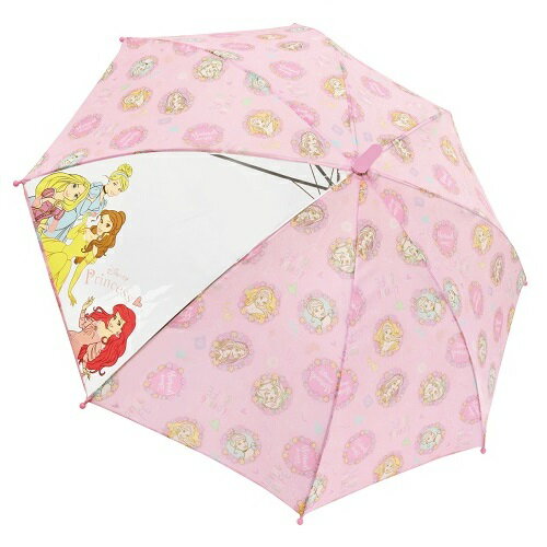 JP【ディズニー　プリンセス　キッズ　傘　50cm　パステル　70098】長傘　雨具　雨傘　かさ　キャラクター傘　雨の日グッズ　梅雨　通園　通学　保育園　幼稚園　小学校　学童傘　キッズ傘　こども傘　子供傘　子ども傘　Disney　ラプンツェル　アリエル　ベル　シンデレラ