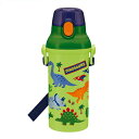 SK【ディノサウルス 直飲み 水筒 480ml 530081】直飲み水筒 子供用水筒 飲み物 ボトル ダイレクトボトル ワンタッチ ワンタッチボトル 広口タイプ 遠足 運動会 ドリンク お弁当 弁当 お弁当グッズ ランチ ランチグッズ 恐竜 恐竜グッズ 恐竜柄(3)
