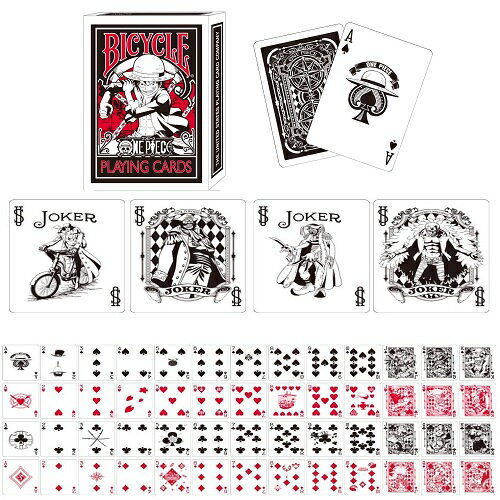 楽天市場 ワンピース バイスクル トランプ Playing Cards キャラクター グッズ 雑貨 プレゼント アニメ マンガ 漫画 One Piece ルフィ プレイングカード カードゲーム カード ゲーム Pirates Shop 楽天市場店