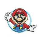 INA【SUPER MARIO シールワッペン マリオ MRS001】子ども キャラクター グッズ マリオグッズ マリオ スーパーマリオ クッパ 任天堂 アップリケ 接着 アイロン デコシール かばん アイロン接着 刺繍