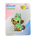 INA【ポケットモンスター サルノリ シールワッペン 全身タイプ 中 PSW010】子ども キャラクター グッズ 任天堂 ポケモン 可愛い シール ワッペン POKET MONSTER ワッペン アップリケ 刺繍 アイロン 接着 ソード & シールド アンド