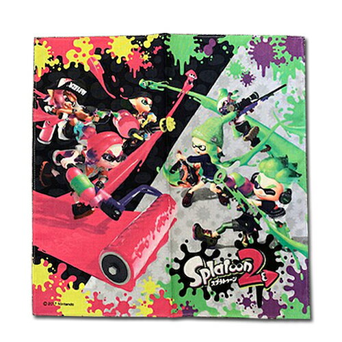 【SPLATOON　スプラトゥーン2　日本製　ハンカチ】グッズ　キャラクター　スプラト...