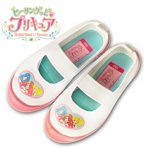 特価【ヒーリングっど プリキュア 上履 4208 】スニーカー 女の子 キャラクター グッズ キッズ シューズ 子ども靴 女児 くつ 靴 バレーシューズ 上靴 園児 うわぐつ うわばき 15cm 16cm 17cm 18cm 19cm 上履き キミとアイドルプリキュア