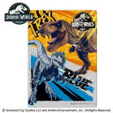 EM【JURASSIC WORLD クリアファイル A柄 BLUE A4 サイズ】キャラクター 文具 文房具 入学 連絡 書類入れ ジュラシック ワールド パーク 恐竜 恐竜柄 Tレックス ティラノザウルス DINOSAUR ファイル 新たなる支配者 映画