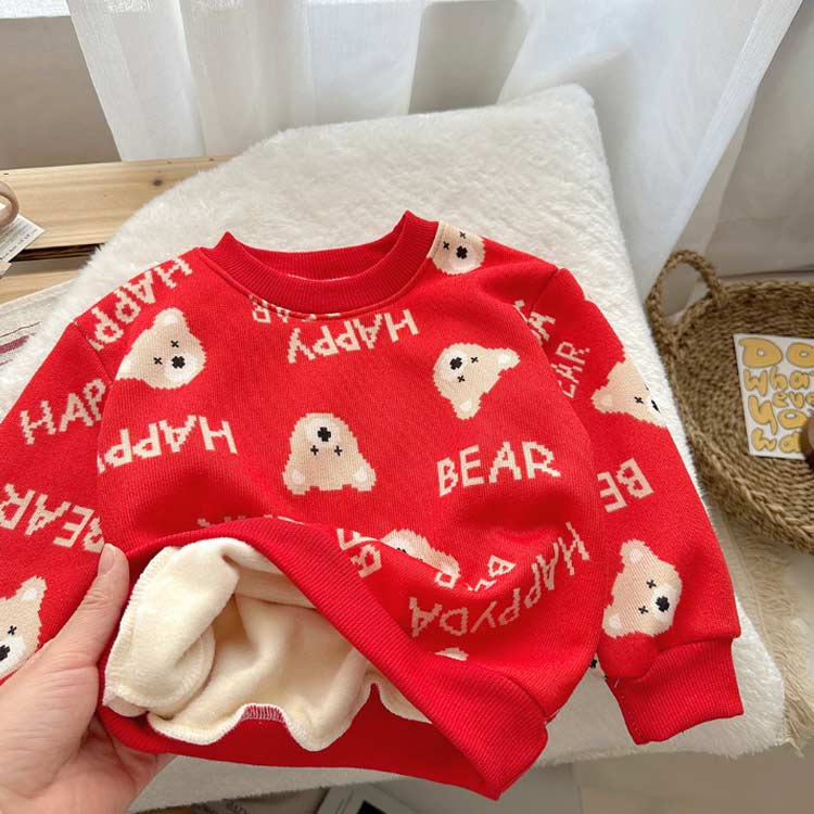 女の子 裏起毛 キッズ トップス クリスマス 140cm 秋冬 110cm 暖かい 80cm スウェ...