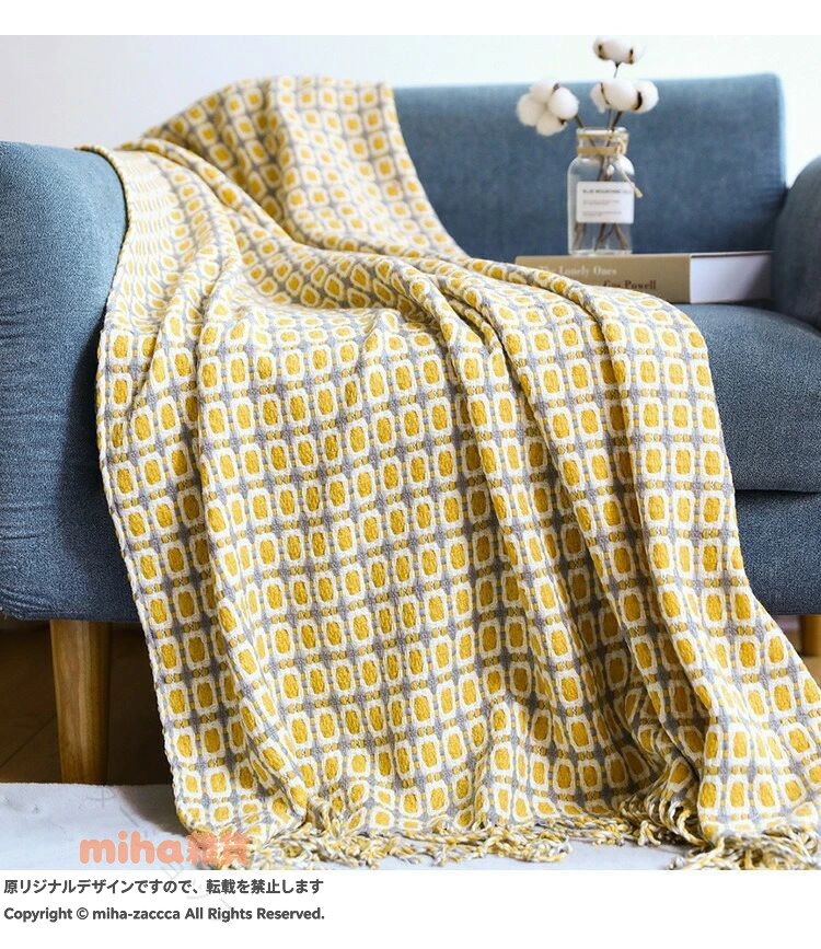 ブランケット大判ひざ掛け北欧風夏用おしゃれブランケット夏毛布シングルセミダブルダブルシングル膝掛けひざ掛け大判ブランケット冷房対策夏用掛け布団ベッドカバー家庭用昼寝に使えるスローケット新生活寝具肌掛け布団