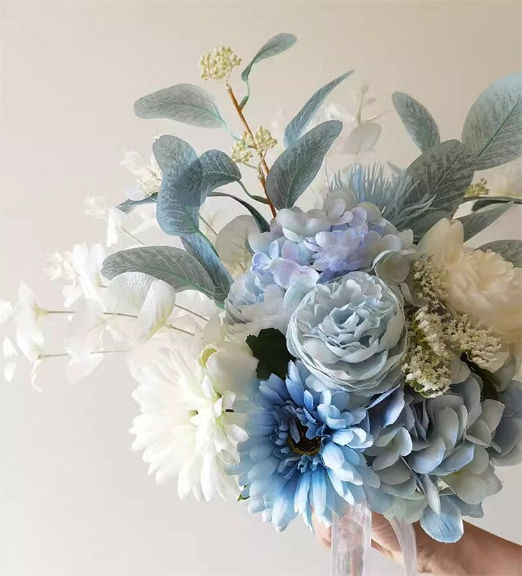 ウェディングブーケブライダルブーケ造花ナチュラル二次会結婚式ウエディングブー...