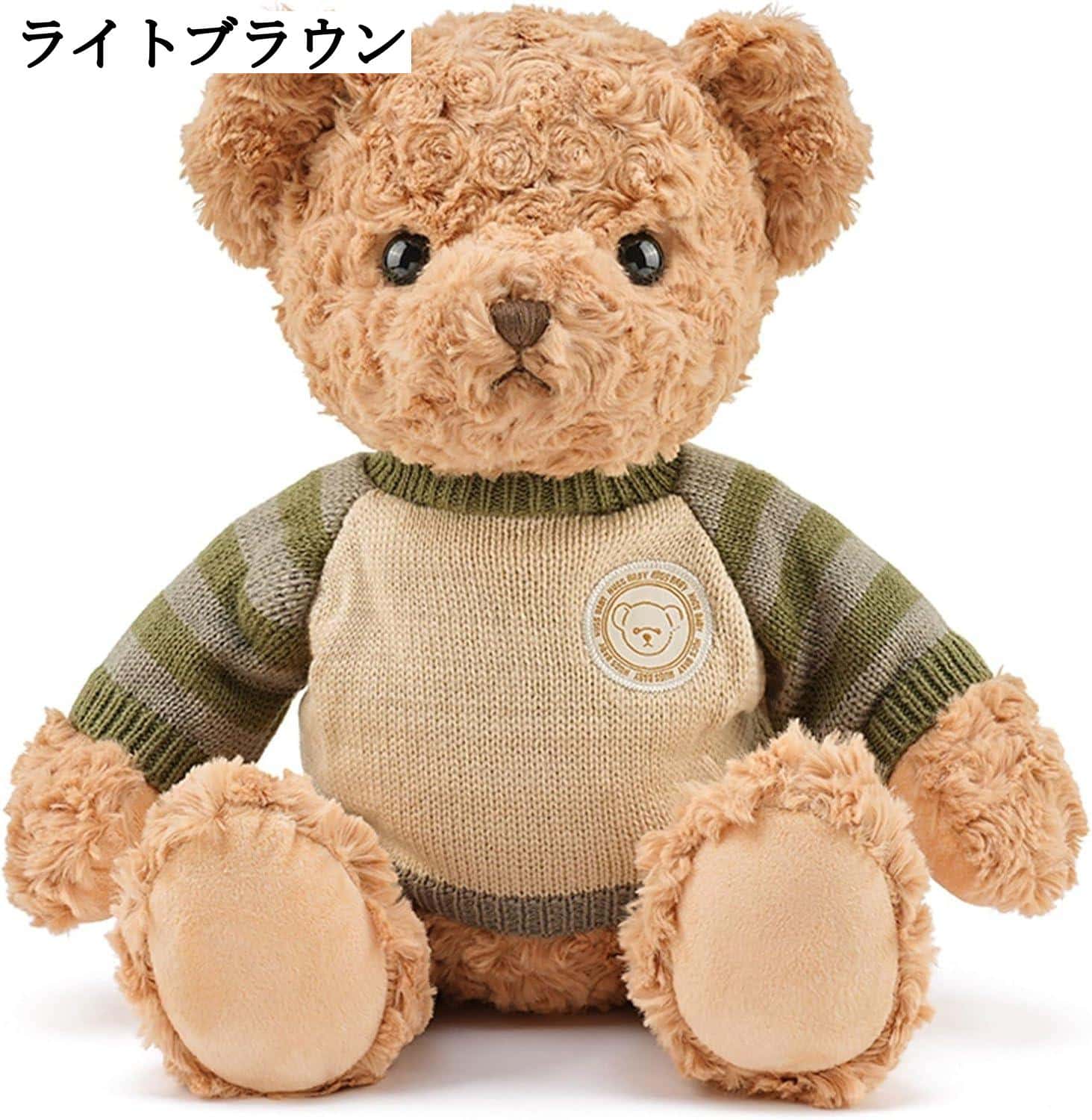 rapport-selectのクマぬいぐるみテディベアおもちゃぬいぐるみ抱き枕添い寝癒しふんわりやわらか可愛いギフトプレゼント25cm35cm45cm｜アングル2