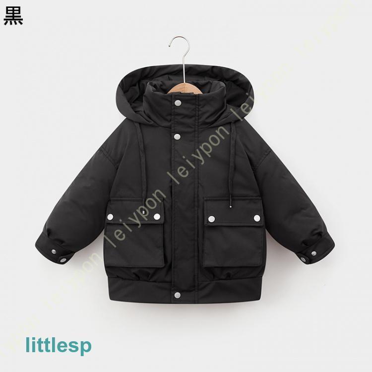 rapport-selectの女の子ダウンコート子供服キッズ子供ロングダウンジャケット女児軽量秋冬暖かいライトダウンフード付きダウンパーカー冬服ショート丈子供用｜アングル2