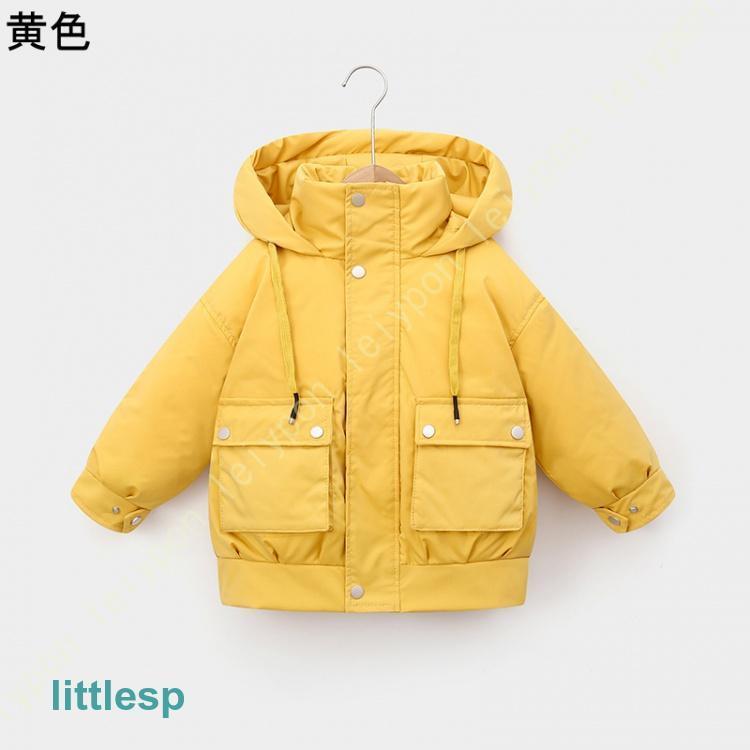 rapport-selectの女の子ダウンコート子供服キッズ子供ロングダウンジャケット女児軽量秋冬暖かいライトダウンフード付きダウンパーカー冬服ショート丈子供用｜アングル3