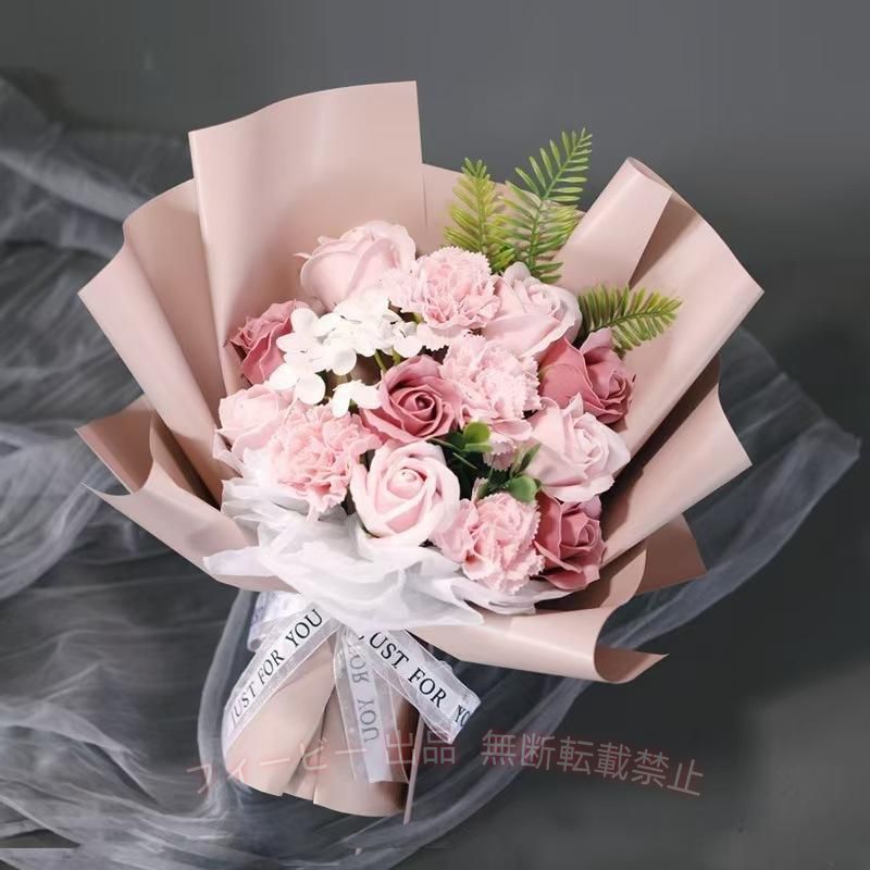期間5％offソープフラワー花束花弁ブーケギフト石鹸のお花ボックス薔薇ひまわり向日ゾンチープレゼントお祝い2021年花母の日便利グッズおしゃれ実用的新生活家庭用