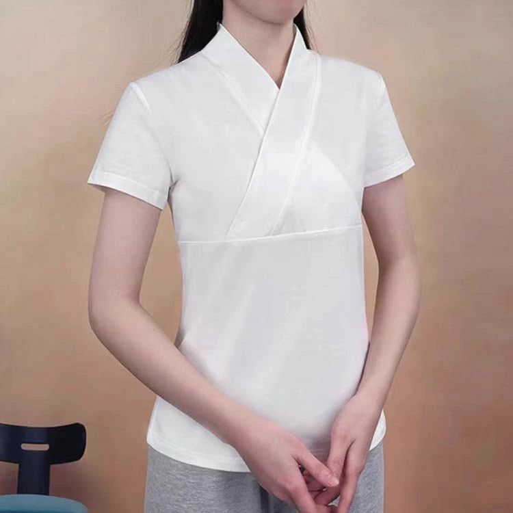 ディース半袖冷感TシャツトップスVネック春夏和装下着かんたん夏用女性用浴衣イン...