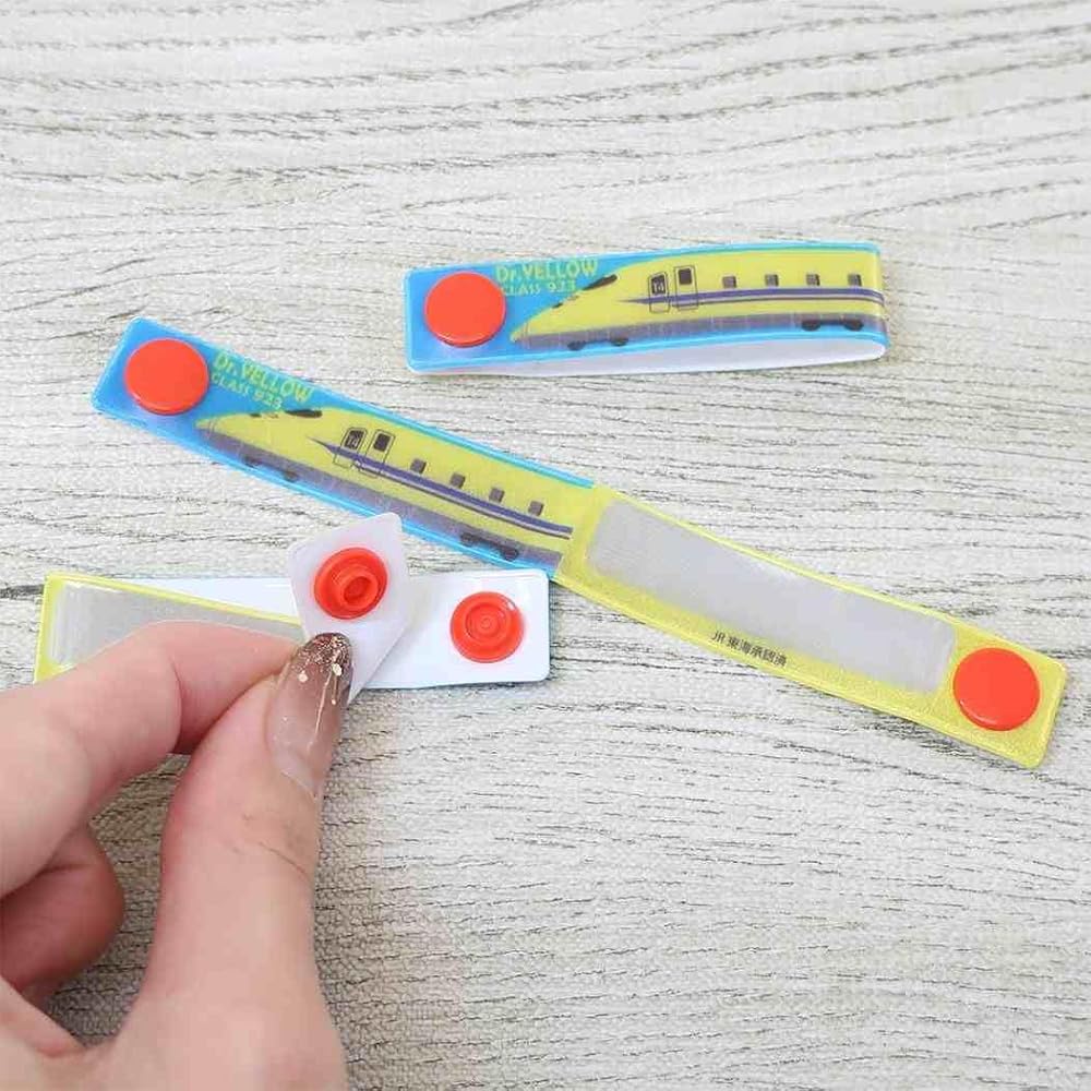 スーパーエクスプレス[お名前シール]ネームタグ/ドクターイエロー 反射素材 PVC 鉄道 2