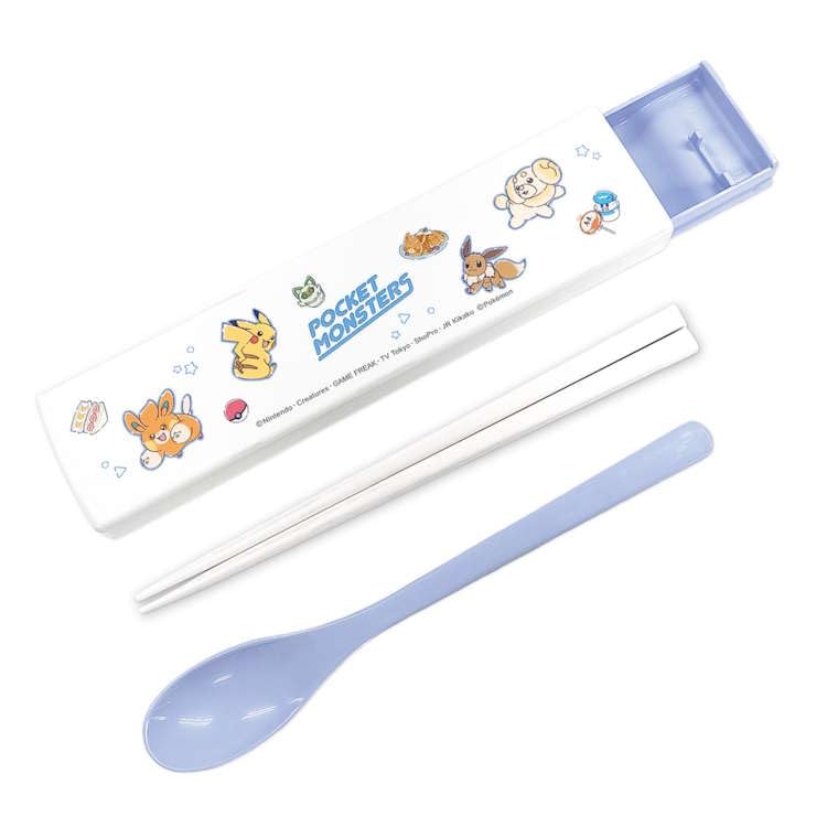 商品情報 商品の説明 特徴：ポケモンたちがかわいいツインセットだよ！はしとスプーンが一緒になっているのが便利だね。スライド式だから出し入れも簡単！ ●食洗機使用可能●箸・スプーンの長さ18cm ●サイズ：H1.8×W19.1×D4.8cm ...