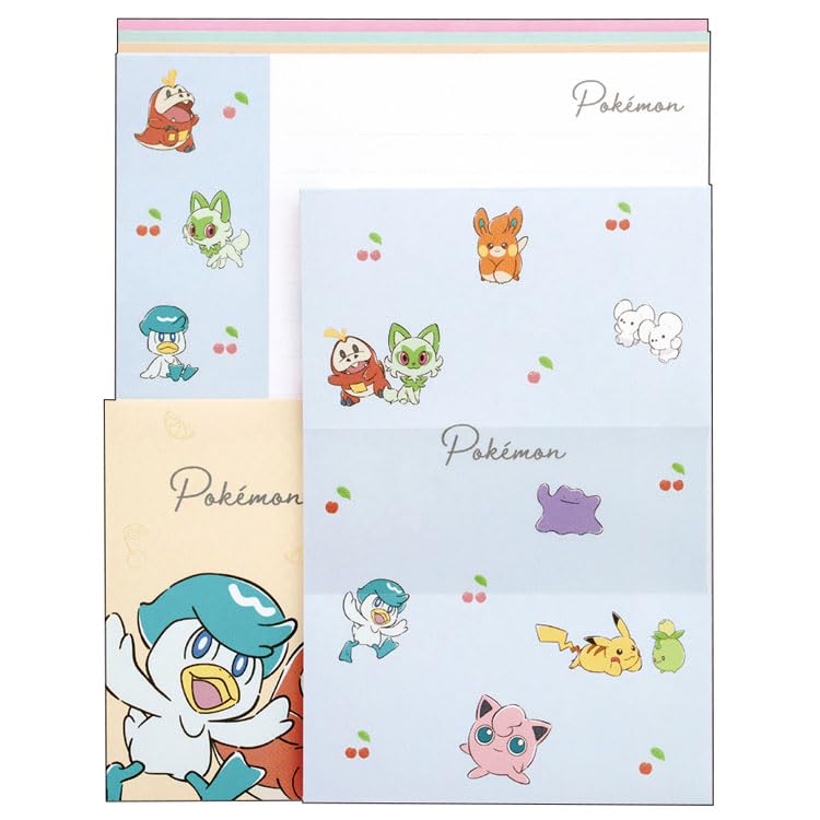 カミオジャパン ポケットモンスター ボリュームアップレター チェリーチラシ 059633 文房具コレクション