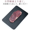 冷凍食品 肉 業務用 業務用 アルミ合金 解凍プレート 急速解凍 刺身 急速 家庭用 食品解凍 解凍板 食品 省エネ 栄養流失防止 シートまな板 解凍プレート ...