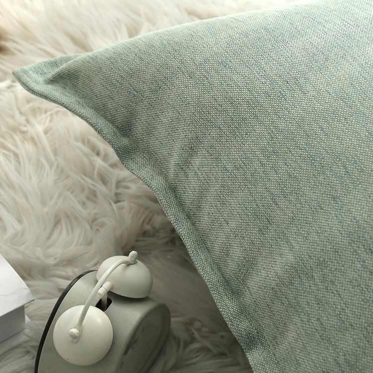 リネン調 麻 クッションカバー ナチュラル 座布団カバー クッションカバー 綿麻 45x45cm 背あてクッションカバー 無地 シンプル おしゃれ インテリア 洗える 家庭用 プレゼント 実用的 [2]