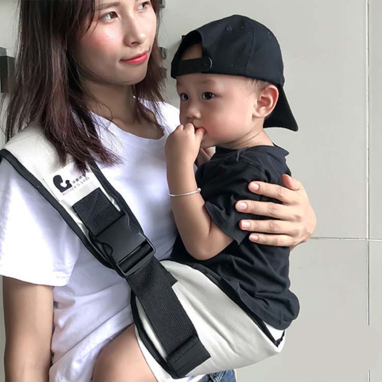 サイズ調節可能 新生児 前向き抱っこ 斜め掛け ベビー 赤ちゃん 抱っこひも 抱っこサポート ベビースリング キッズ 肩キャリア 抱っこ紐 送料無料 ベビーキャリア 抱っこ紐 コンパクト 軽量 ママ パパ 男女兼用 抱っこ紐 電車 お出かけ 出産祝い