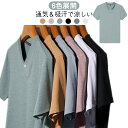 VネックTシャツ 夏用 メンズ 綿 トップス 半袖tシャツ シンプル 無地 夏服 半袖 tシャツ 6色展開 カジュアル ビジネス 父の日 ギフト 大きサイズ 30代 40代 50代 送料無料