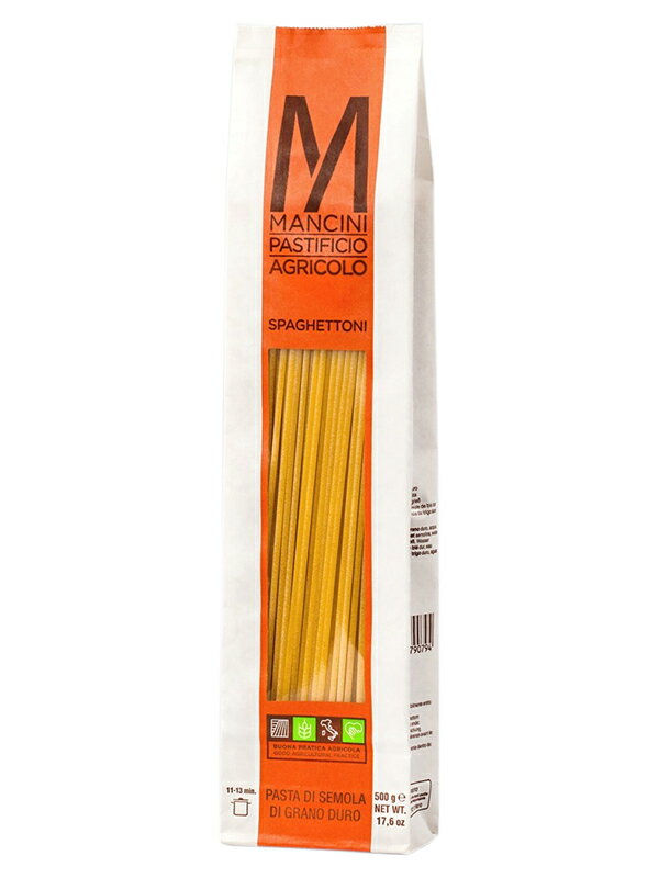 【 お中元 御中元 】 マンチーニ スパゲットーニ 2.4mm 500g（ベテランのパスタ職人が作るパスタ。イタリアの三ツ星レストランで採用のサムネイル