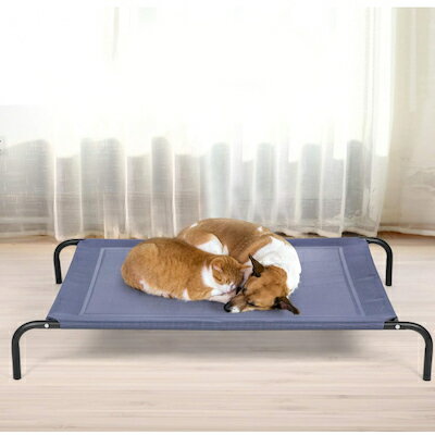 ペット マット コット型 犬 小型犬 大型犬 キャンプ用 ベッドコット 熱中症対策 洗える メッシュ