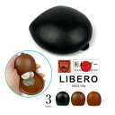 【全3色】LIBERO リベロ 日本製 栃木レザー 絞り加工 丸型コインケース 小銭入れ ブラック・チョコ・キャメル メンズ レディース(4)