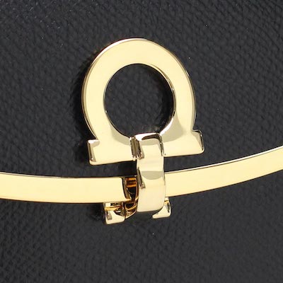 フェラガモ FERRAGAMO 2211 GANCINO CLIP ガンチーノ クリップ Wホック財布 22-C877 0673998 NERO ブラック