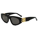BALENCIAGA バレンシアガ BB0095S-001 サングラス グローバルフィット メンズ レディース ユニセックス ブラック/グレー