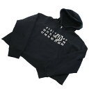 MM6 エムエムシックス S52GU0204 パーカー メンズ ブラック ブランド M/L/XLサイズ コットン 裏起毛